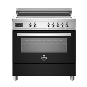 Bertazzoni 90cm Professional Series Induction Top Electric Oven, Nero Black