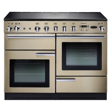 Rangemaster Professional Plus 110cm Induction Electric Range Cooker, Cream