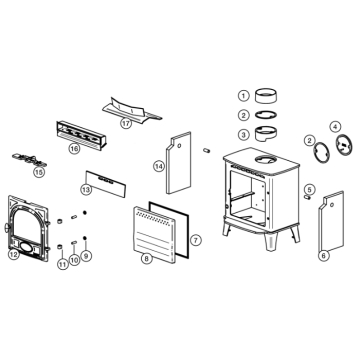 Spare Parts - Stovax Stockton 5 Eco Wood Stove