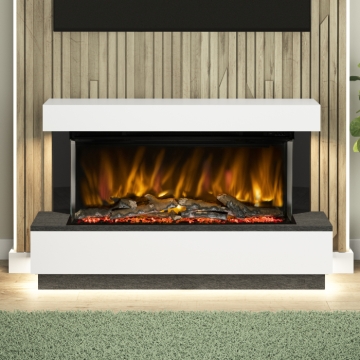 Elgin & Hall Evento 54" Arteon 1000-3SL Electric Fireplace Suite