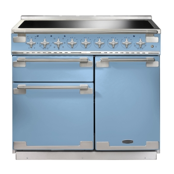 Rangemaster Elise 100cm Electric Induction Range Cooker, China Blue