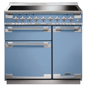 Rangemaster Elise 90cm Induction Range Cooker, China Blue