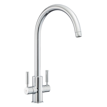 Rangemaster Intense TID1CM Twin Lever Mixer Tap, Chrome