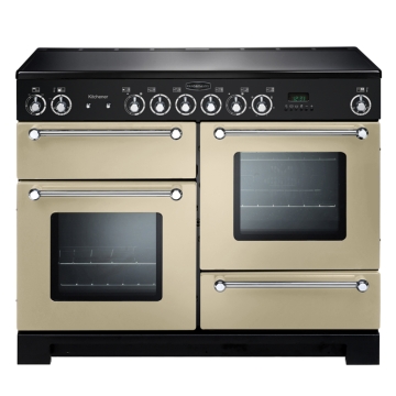 Rangemaster Kitchener 110cm Ceramic Electric Range Cooker, Cream