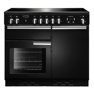 Rangemaster Professional Plus 100cm Induction Range Cooker, Gloss Black