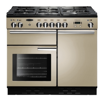 Rangemaster Professional Plus 100cm Dual Fuel Range Cooker, Cream