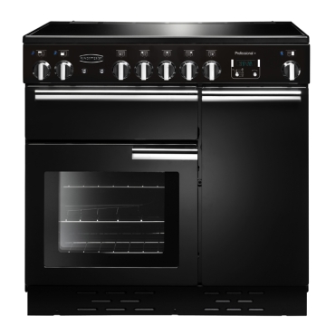 Rangemaster Professional Plus 90cm Induction Range Cooker, Gloss Black