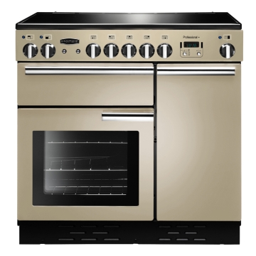 Rangemaster Professional Plus 90cm Induction Electric Range Cooker, Cream