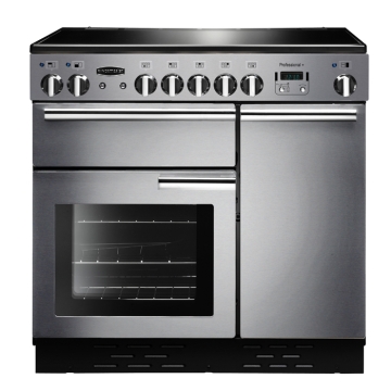 Rangemaster Professional Plus 90cm Ceramic Range Cooker, Stainless Steel