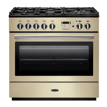 Rangemaster Professional Plus FX 90cm Dual Fuel Range Cooker, Cream