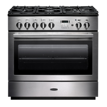 Rangemaster Professional Plus FX 90cm Dual Fuel Range Cooker, Stainless Steel