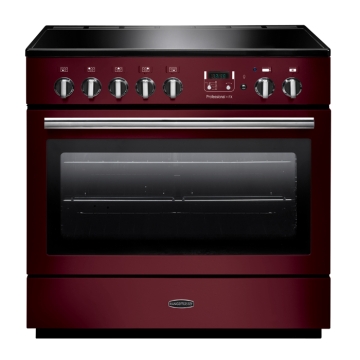 Rangemaster Professional Plus FX 90cm Induction Range Cooker, Cranberry