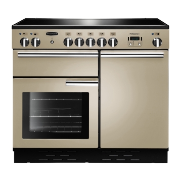 Rangemaster Professional Plus 100cm Induction Electric Range Cooker, Cream