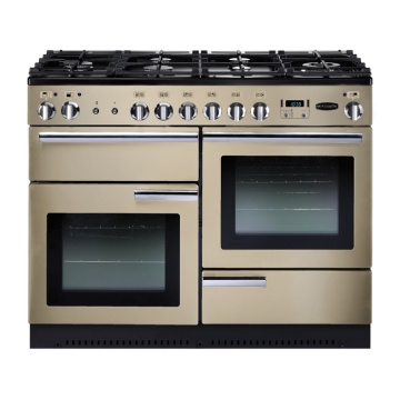 Rangemaster Professional Plus 110cm Dual Fuel Range Cooker, Cream