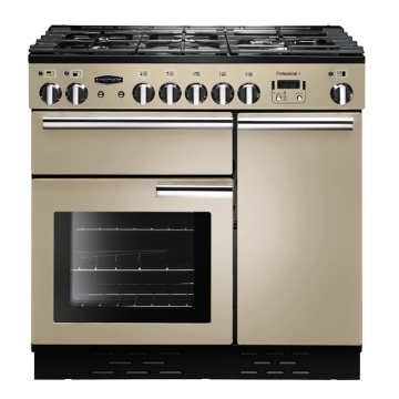 Rangemaster Professional Plus 90cm Dual Fuel Range Cooker, Cream