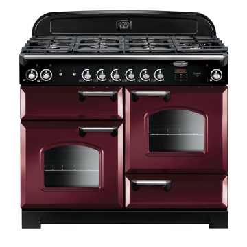 Rangemaster Classic Cranberry 110 Dual Fuel