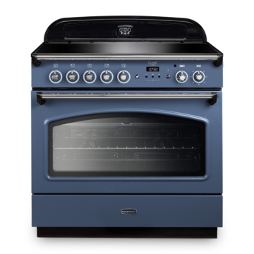 Rangemaster Classic FX 90cm Induction Range Cooker, Stone Blue