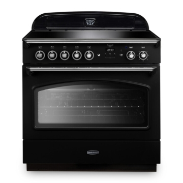 Rangemaster Classic FX 90cm Induction Range Cooker, Black