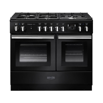 Rangemaster Professional Plus FX 100cm Dual Fuel Range Cooker, Black