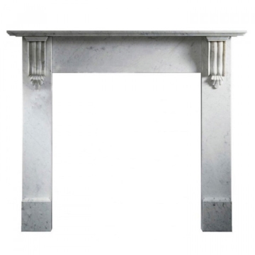 Gallery Richmond 54" Carrara Marble Fireplace Surround