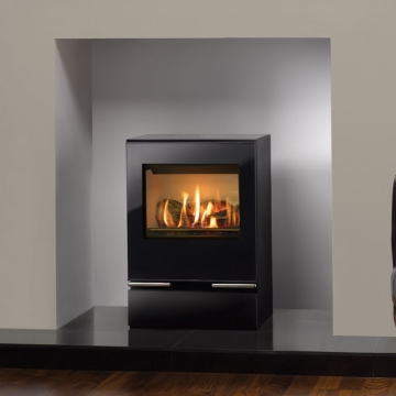 Gazco Riva Vision Midi Balanced Flue Gas Stove Close