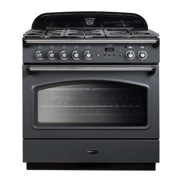 Rangemaster Classic FX 90cm Dual Fuel Range Cooker, Slate