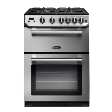 Rangemaster Professional Plus 60cm Gas Cooker, Stainless Steel/Chrome