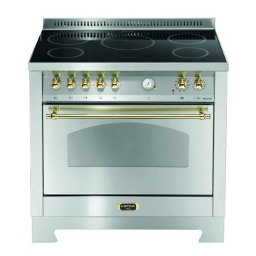 Lofra Dolcevita 90cm Induction Single-Oven Cooker, Stainless Steel