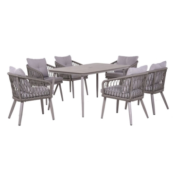 LG Outdoor Sarasota 6 Seat Dining Set