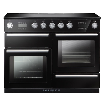 Rangemaster Nexus Steam 110 Induction Range Cooker, Black