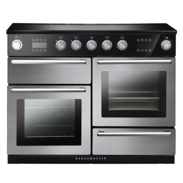 Rangemaster Nexus Steam 110 Induction Range Cooker, Stainless Steel