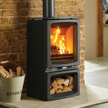 Stovax Vogue Midi Wood Burner With Midline Base