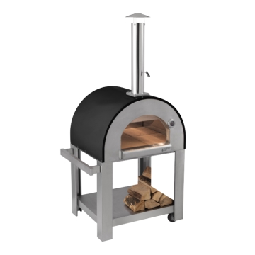 Alfresco Chef Verona Wood-Fired Pizza Oven, Black