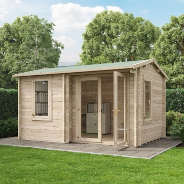 Welbeck Reverse Apex Garden Office - 4.0m x 3.0m