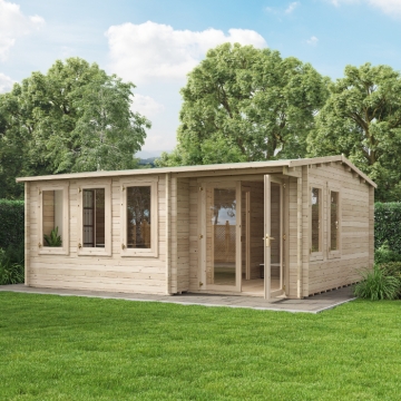 Welbeck Reverse Apex Garden Office - 5.5m x 5.0m