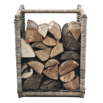 Wicker 42cm Log Holder