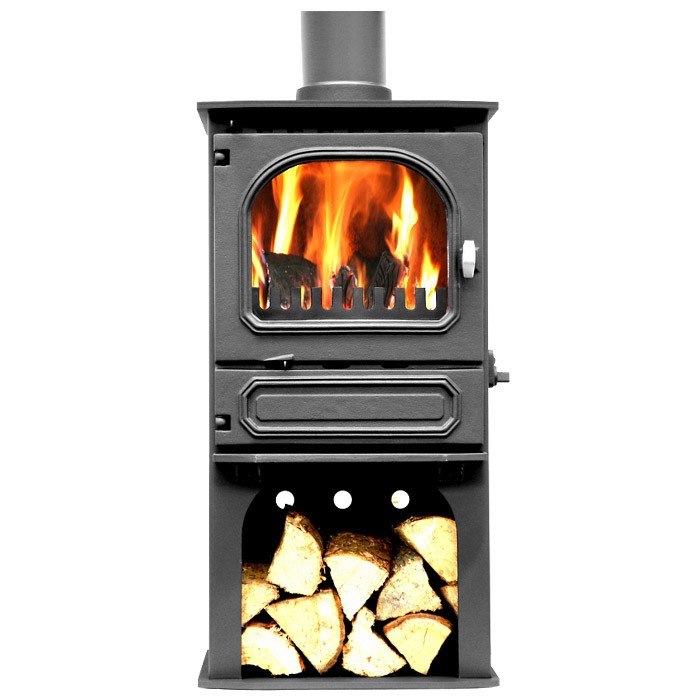 Dunsley Highlander 5 Enviroburn Log Store Multifuel / Wood Burning Stove