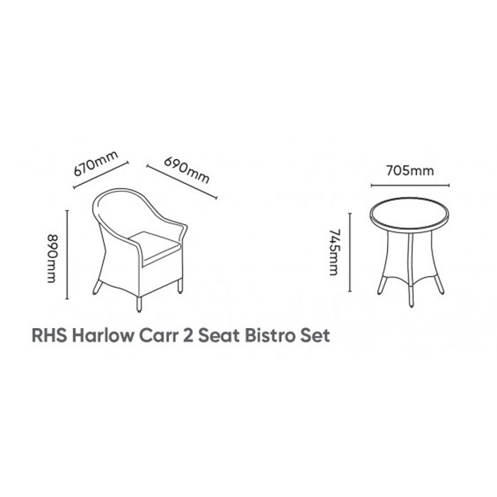 Kettler harlow deals carr bistro set