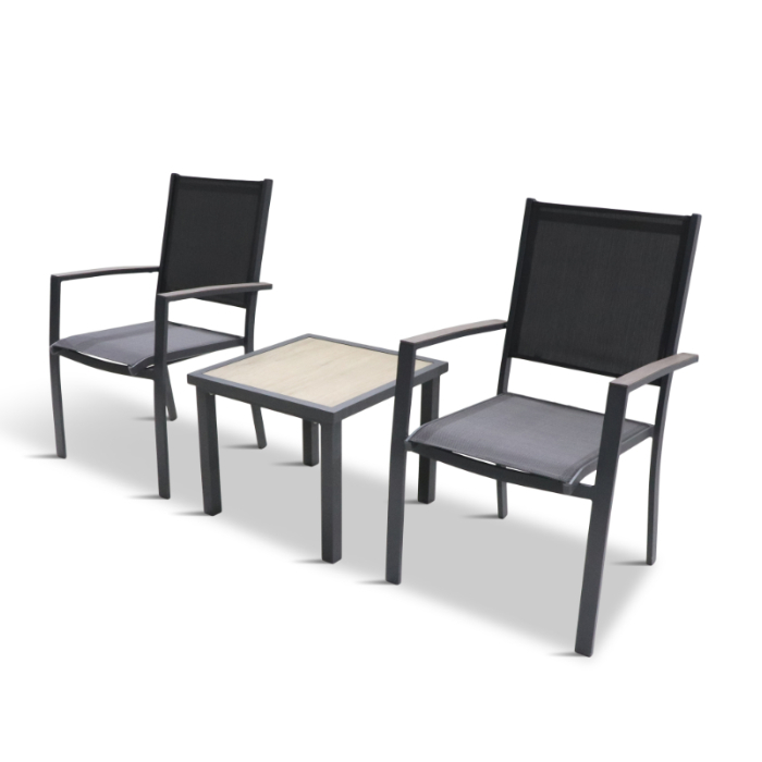 White outdoor sling deals chairs