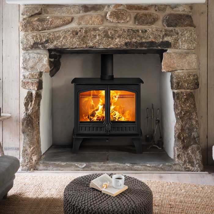 Hunter Herald 14 Wood Burning Eco Stove, Double Door